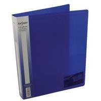 Snopake Polypropylene 2 A4 Ring 25mm Electra Blue Ring Binder Pack of