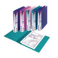 Snopake Polypropylene Executive A4 Ring Binder 25mm Electra Assorted