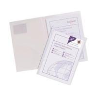 Snopake TwinFile A4 Presentation File Clear Pack of 5 14030