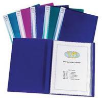 snopake electra display book a3 24 pocket assorted pack of 5 14103