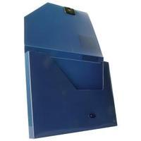 snopake a4 25mm dark blue document box 12845