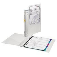 Snopake Polypropylene 4 Ring A4 Presentation Binder 25mm Clear Pack of