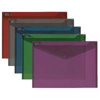 Snopake Polyfile Fusion Assorted A4 Pack of 5 15643