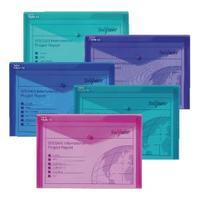 Snopake Polyfile™ Electra™ Twin Pocket A4 Assorted