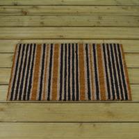 Snazzy Stripes Design Coir Doormat by Smart Solar
