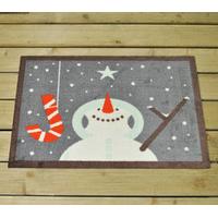 Snowman Christmas Washable Doormat by Gardman