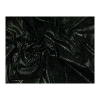 Snakeskin Print Velour Dress Fabric