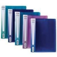 Snopake Display Book A4 24-Pocket Assorted Pack of 10