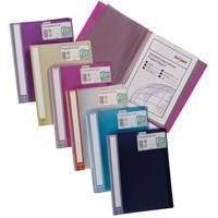 snopake lite display book 40 pocket a4 assorted pack of