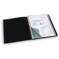 Snopake Reorganiser Display Book A4 20-Pocket Black 12280