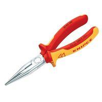 Snipe Nose Side Cutting Pliers (Radio) VDE Certified Grip 160mm