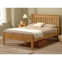 snuggle beds alder antique 4 6 double antique wax wooden bed