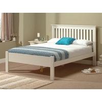 Snuggle Beds Alder White 5\' King Size White Wooden Bed