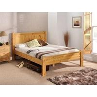 snuggle beds chesterfield solid pine 4 6 double honey antique pine woo ...