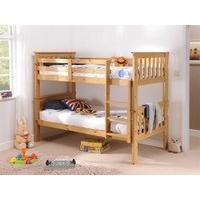 snuggle beds madison bunk bed antique pine 3 single natural bunk bed