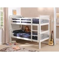 Snuggle Beds Madison (Bunk Bed) White 3\' Single White Bunk Bed