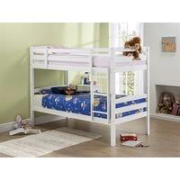 snuggle beds cosmos in white 3 single bunk bed