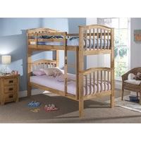 snuggle beds pisa bunk natural 3 single maple bunk bed