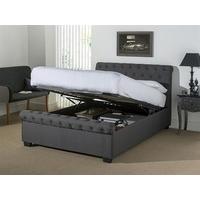 Snuggle Beds Eleanor - Dark Grey Fabric 4\' 6\