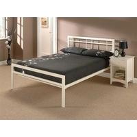 snuggle beds buckingham 3 single ivory metal bed