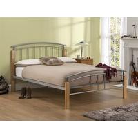 snuggle beds tetras in beech 4 small double metal bed