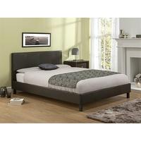 snuggle beds manhattan brown 5 king size dark brown slatted bedstead l ...