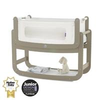 SnuzPod2 3in1 Bedside Crib-Putty + Fitted Mattress!