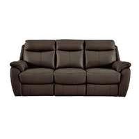 Snug 3 Seater Leather Recliner Sofa