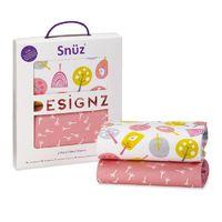 SnuzPod 2 Pack Crib Fitted Sheets-Little Tweet