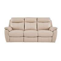 Snug 3 Seater Leather Recliner Sofa