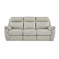 snug 3 seater leather recliner sofa