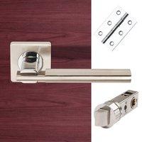 snppc chronos lever on rounded cornered square rose handle pack