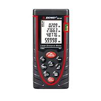 Sndway SW-60 Handheld Digital 60m 196ft Laser Distance Measurer with Distance Angle Measurement(1.5V AAA Batteries)