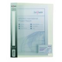 Snopake 10183 2 Ring 25mm Capacity A4 Ring Binder Clear (Pack of 10)