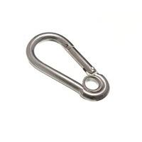 Snap Spring Clip Carbine Hook with Eye 8MM 5/16 Inch Bzp Steel ( pack of 12 )