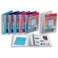 snopake 13386 exec ring binder 4d ring 25mm a4 clear 13386pk10