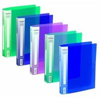 Snopake 2 Ring 25mm A4 Original Ring Binder Pack of 10 Pieces - Assorted Electra Colours