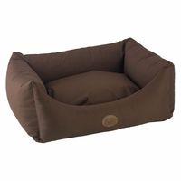 Snug and Cosy Waterproof Pescara Rectangle Dog Bed 107cm Chocolate