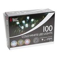Snow White 100 Cold White LED String Fairy Lights For Xmas Tree Party Wedding