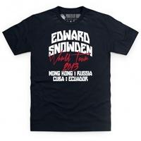 Snowden World Tour T Shirt