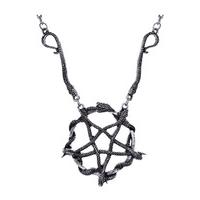 Snake Pentagram Gothic Necklace