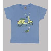 snail and child scooter shirt