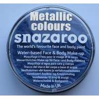 Snazaroo Metallic Face Paint Electric Blue 18ml