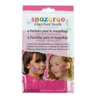 Snazaroo Face Paint Stencils - Girls