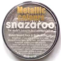 Snazaroo Metallic Face Paint Silver 30ml