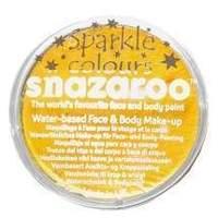 snazaroo sparkle face paint yellow 75ml