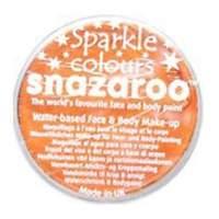 snazaroo sparkle face paint orange 75ml