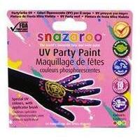Snazaroo Professional UV Party Face Painting Kit