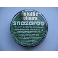 Snazaroo Metallic Face Paint Electric Green 30ml