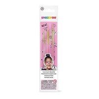 snazaroo 3 pack fun brush set girls